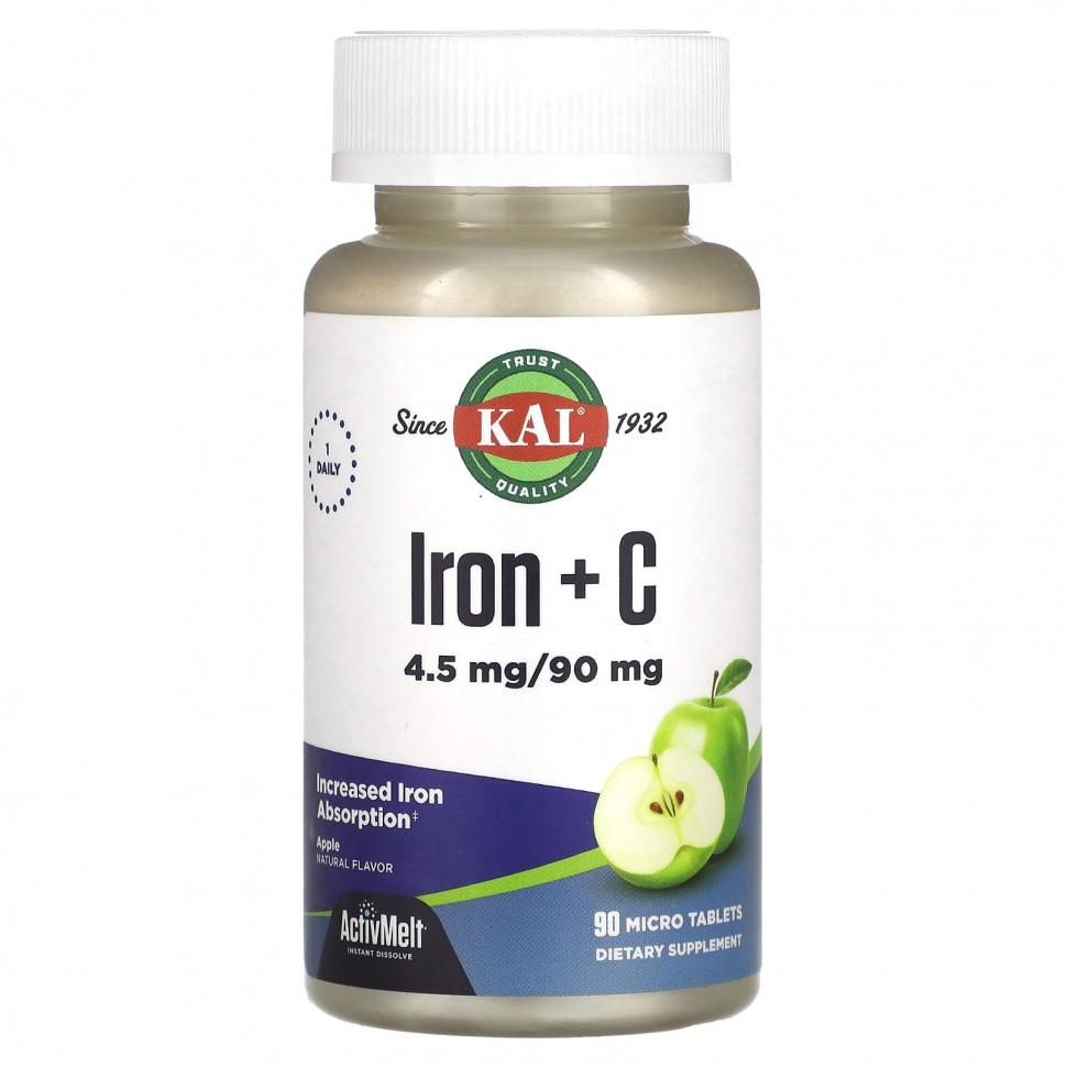   (Iherb) KAL,  +  C, , 90     -     , -, 