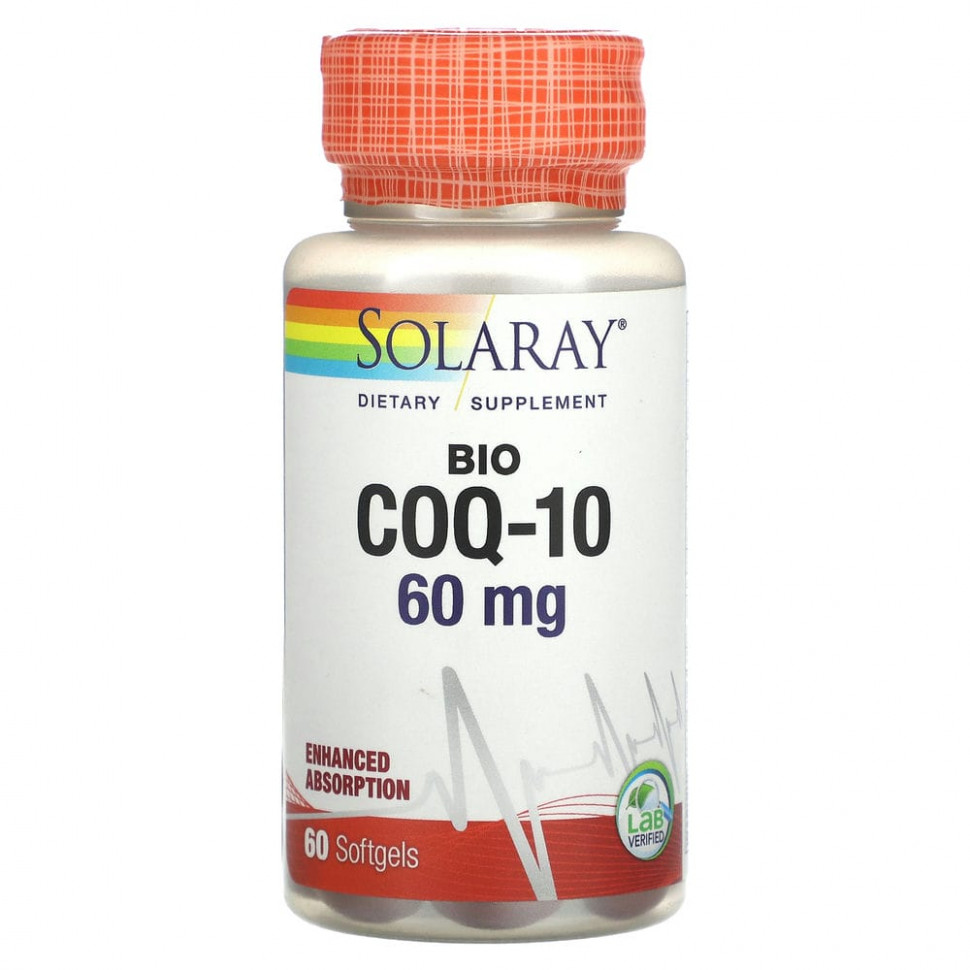   (Iherb) Solaray, Bio CoQ-10, 60 , 60      -     , -, 