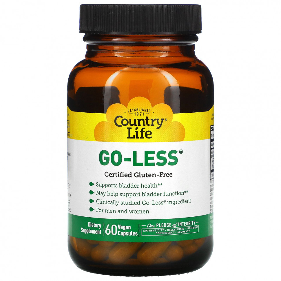 ���� ������ (Iherb) Country Life, Go Less, ��� ������ � ������, ������������ �������� �������� ������, 60 �������������� ������, ������ �� 3670 ���