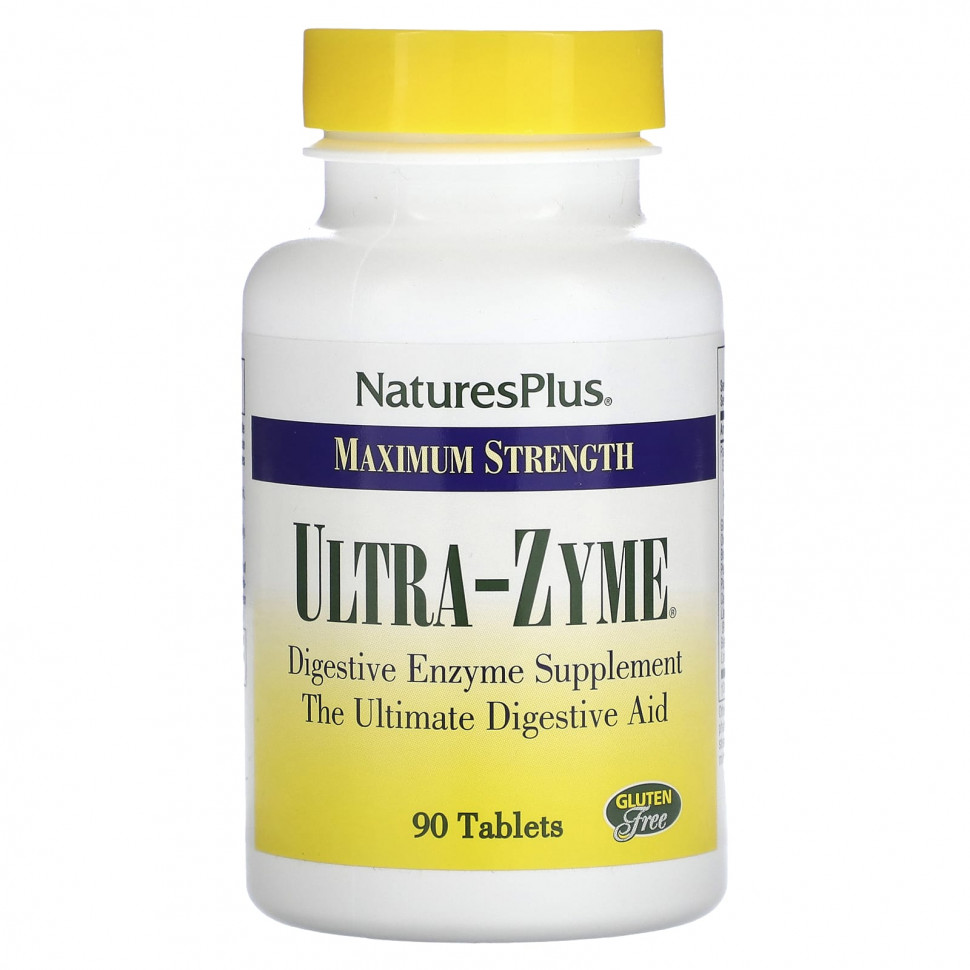 ���� ������ (Iherb) NaturesPlus, ������������ ���� ��������, Ultra-Zyme, 90 ��������, ������ �� 3270 ���