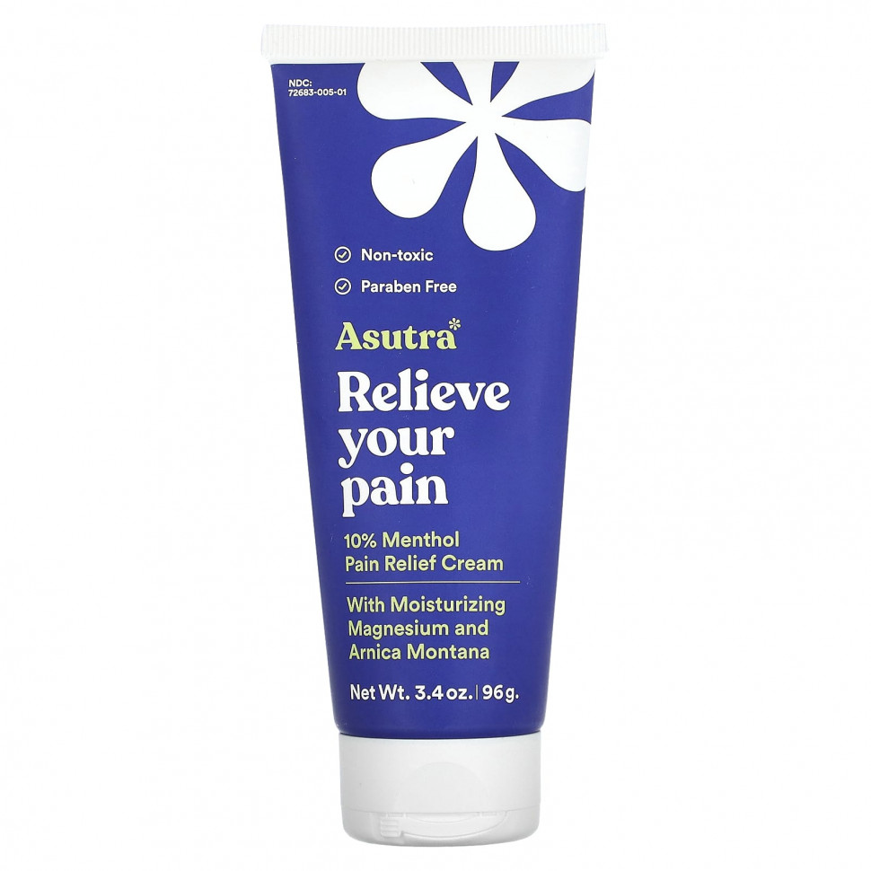   (Iherb) Asutra, Relieve Your Pain,  , 96  (3,4 )    -     , -, 