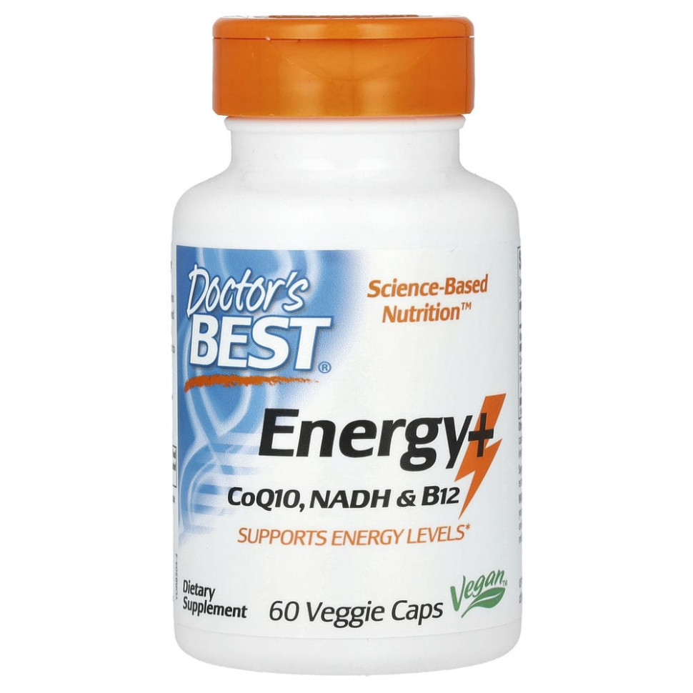 ���� ������ (Iherb) Doctor's Best, Energy+ CoQ10, NADH � B12, 60 �������������� ������, ������ �� 6940 ���