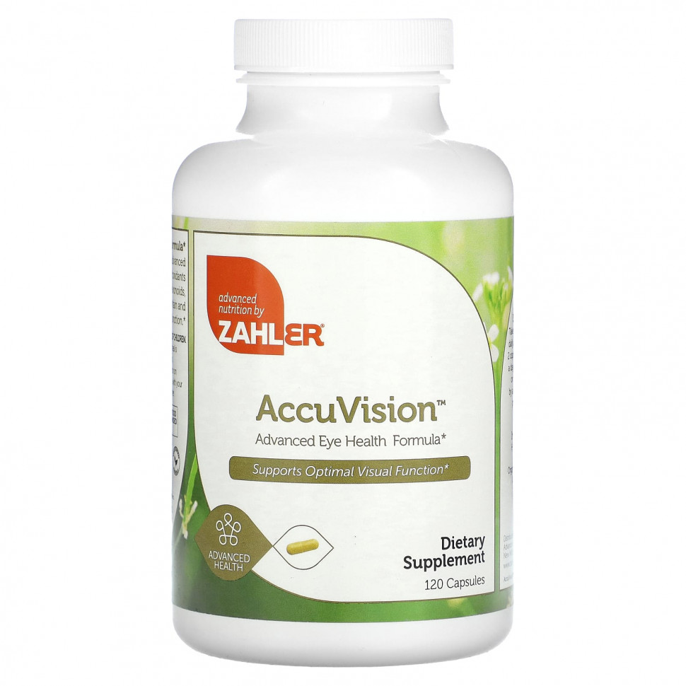 ���� ������ (Iherb) Zahler, AccuVision, ���������� ������� ��� �������� ����, 120 ������, ������ �� 5120 ���