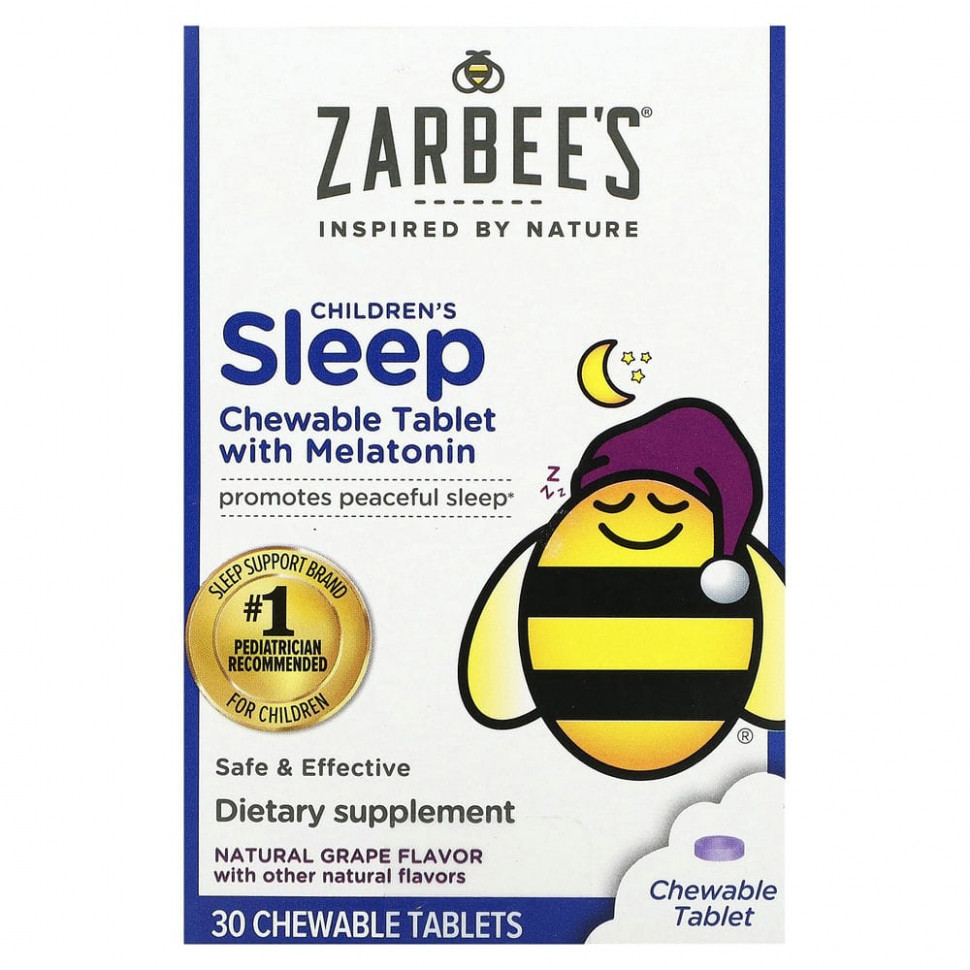 ���� ������ (Iherb) Zarbee's, ������� �������� ��� ��� � �����������, ����������� ������������ �� ������ ���������, ��� ����� �� 3 ���, 30 ����������� ��������, ������ �� 1890 ���