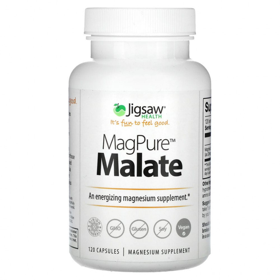   (Iherb) Jigsaw Health, MagPure , 120     -     , -, 