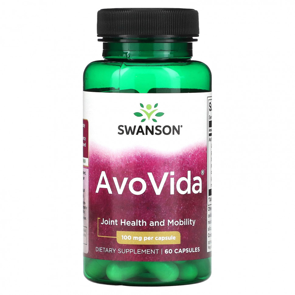 ���� ������ (Iherb) Swanson, AvoVida, 100 ��, 60 ������, ������ �� 1390 ���