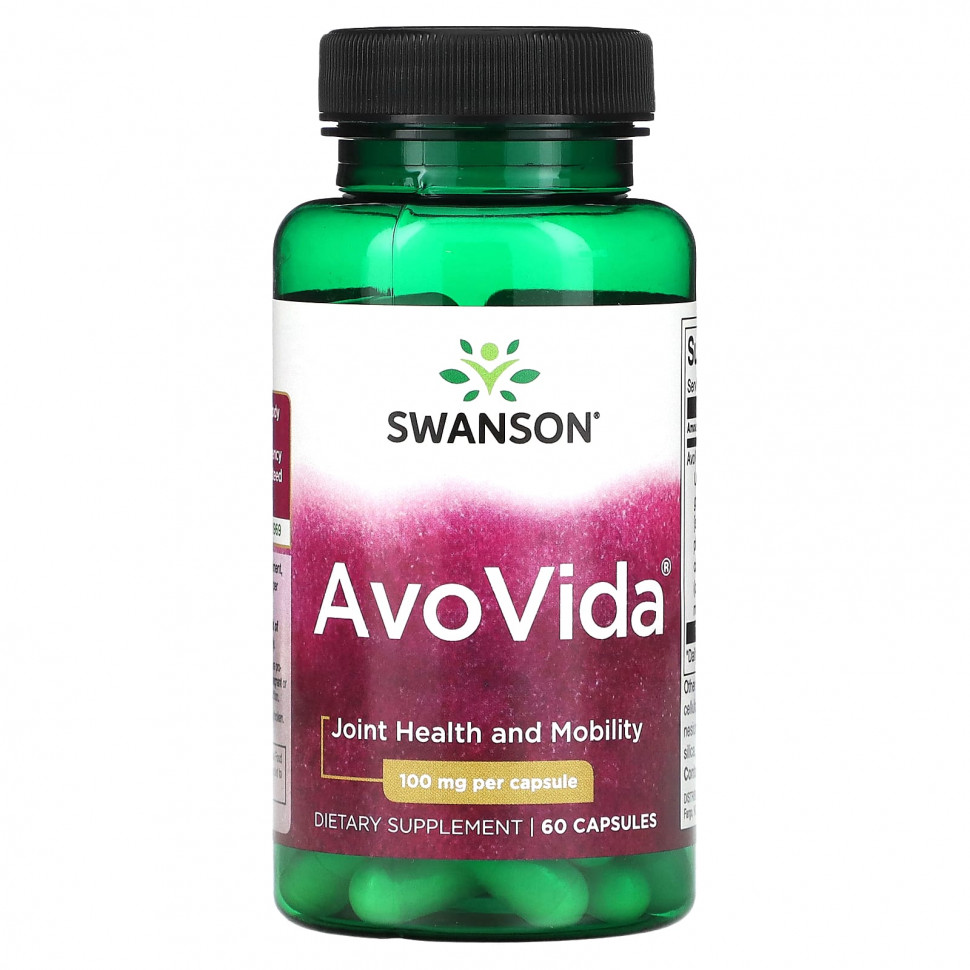   (Iherb) Swanson, AvoVida, 100 , 60     -     , -, 