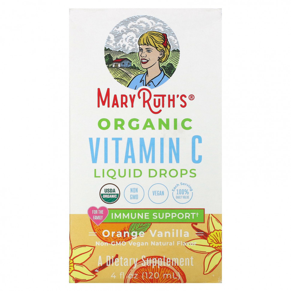   (Iherb) MaryRuth Organics,   C   ,   , 120  (4 . )    -     , -, 