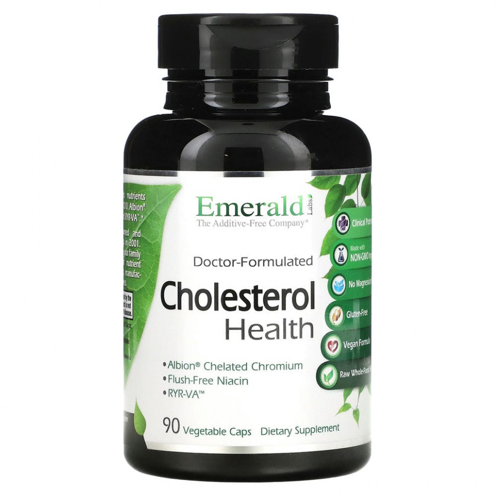 ���� ������ (Iherb) Emerald Laboratories, Cholesterol Health, 90 ������ � ������������ ��������, ������ �� 5120 ���