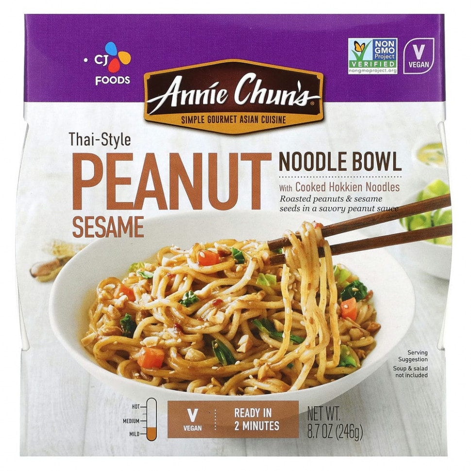 ���� ������ (Iherb) Annie Chun's, Noodle Bowl, ������ � ������ ��-������, ��������, 246 � (8,7 �����), ������ �� 1320 ���