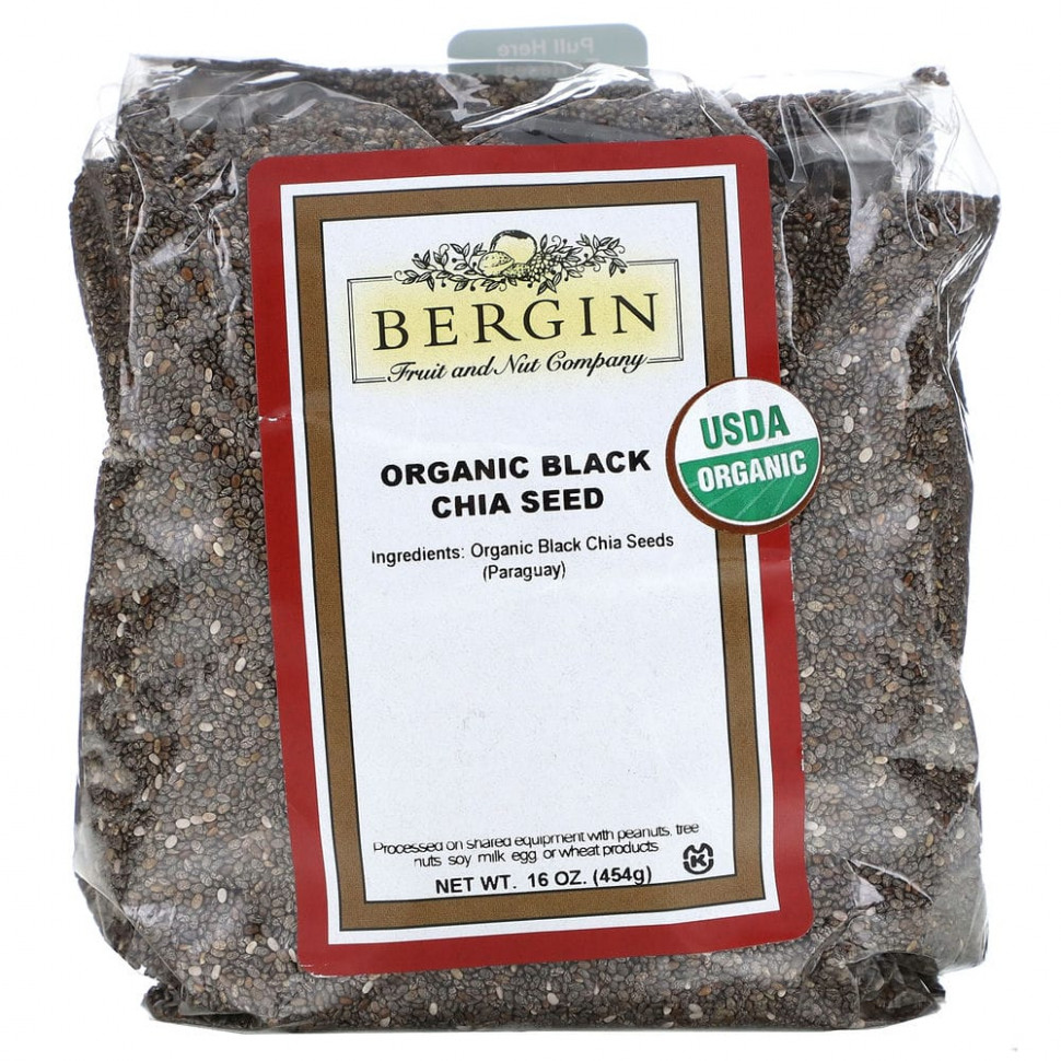 ���� ������ (Iherb) Bergin Fruit and Nut Company, ������������ ������ ������ ���, 454 � (16 �����), ������ �� 1930 ���