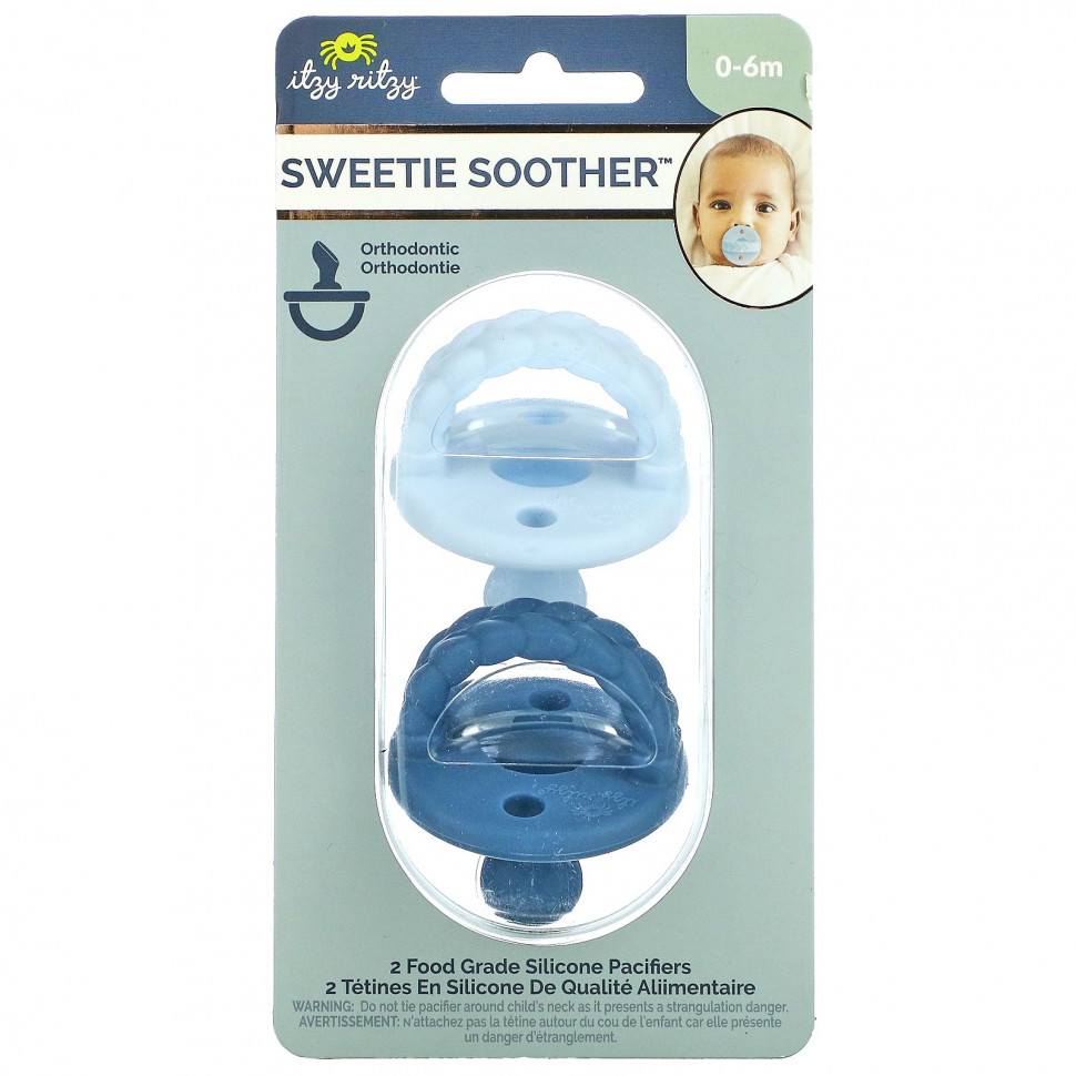   (Iherb) itzy ritzy, Sweetie Soother,   ,    0  6 ,  Sky & Surf, 2     -     , -, 