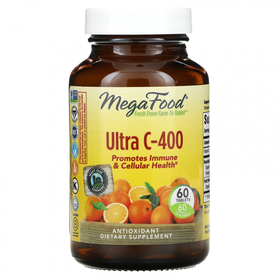 ���� ������ (Iherb) MegaFood, Ultra C-400, 60 ��������, ������ �� 5360 ���