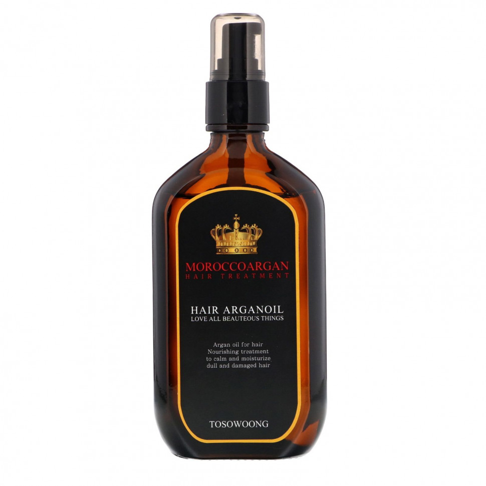   (Iherb) Tosowoong, Morocco Argan Hair Oil, 100 ml    -     , -, 