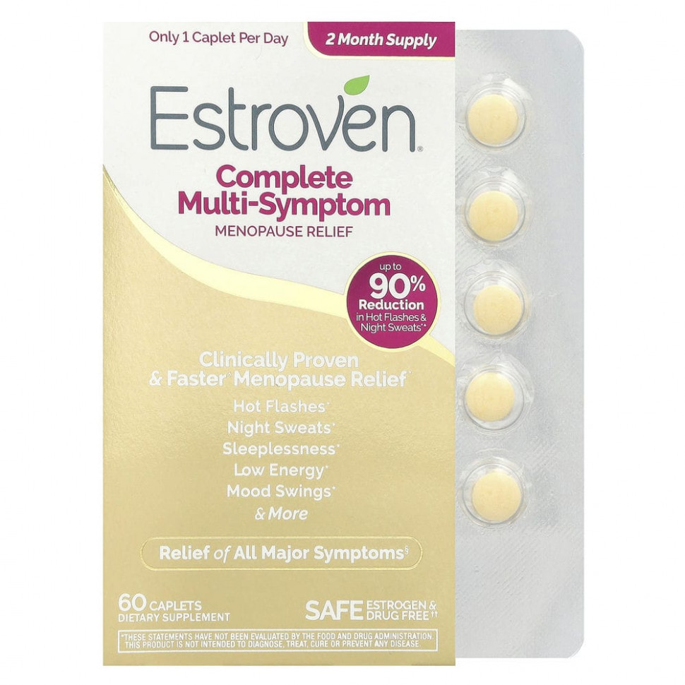 ���� ������ (Iherb) Estroven, ����������� �������� ��� ���������� ��������� ���������, 60 ������, ������ �� 6740 ���