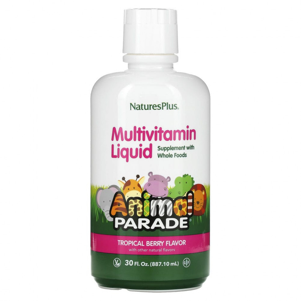���� ������ (Iherb) NaturesPlus, Source of Life, ������� ������ ������������� Animal Parade � ����������� ������ ����������� ����, 887,10 �� (30 ������ �����), ������ �� 5200 ���