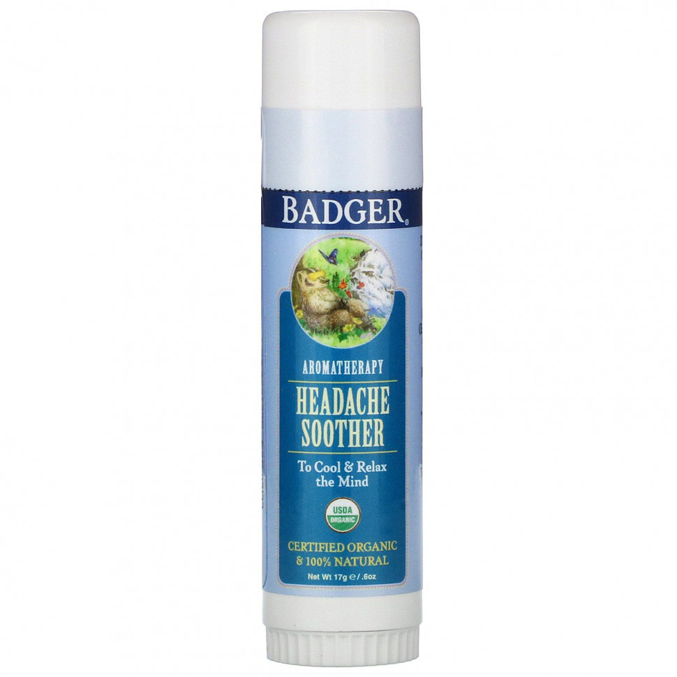 ���� ������ (Iherb) Badger Company, Aromatherapy, ������������� �������� �� �������� ����, �������� ���� � �������, 17 � (0,60 �����), ������ �� 1320 ���