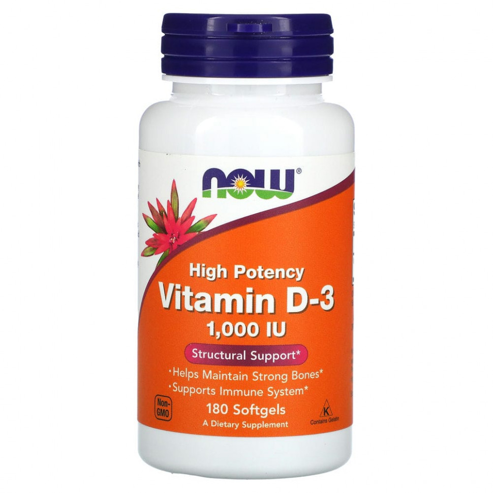   (Iherb) NOW Foods,  D3, , 1000 , 180      -     , -, 