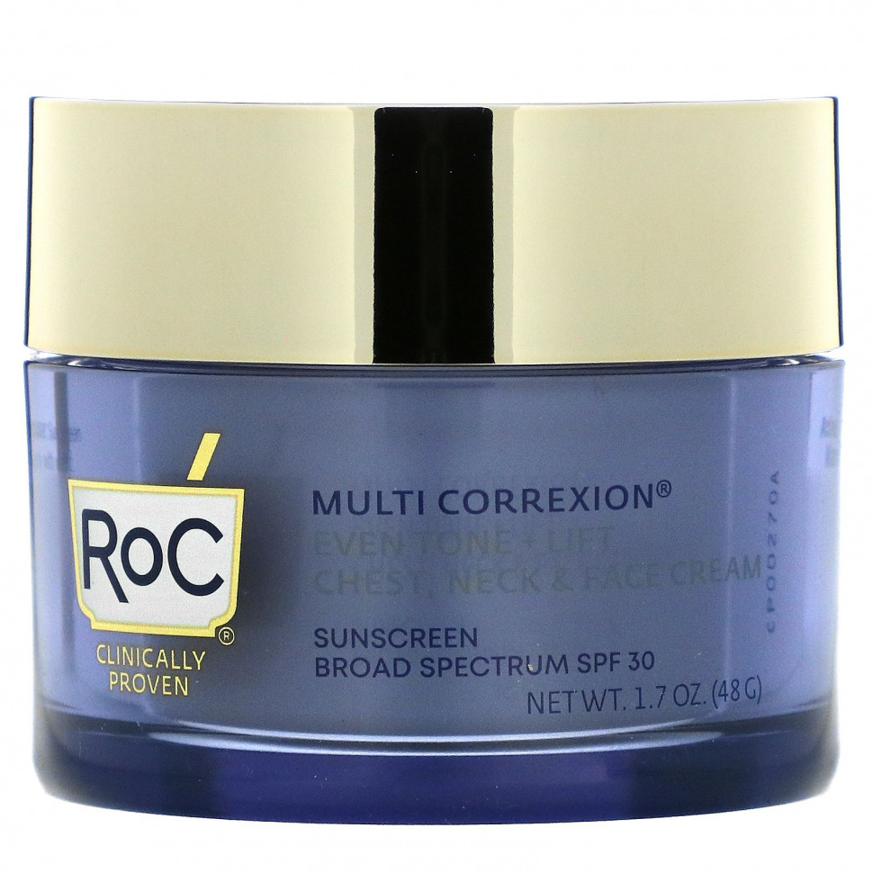 ���� ������ (Iherb) RoC, Multi Correxion, ������ ��� + ��������, ���� 5 � 1 ��� �����, ��� � ����, SPF 30, 1,7 ����� (48 �), ������ �� 5730 ���