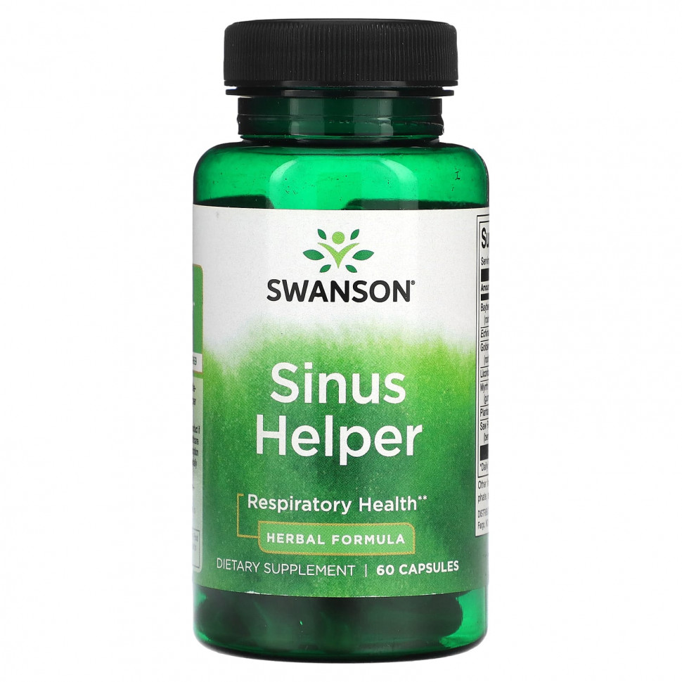   (Iherb) Swanson, Sinus Helper, 60     -     , -, 