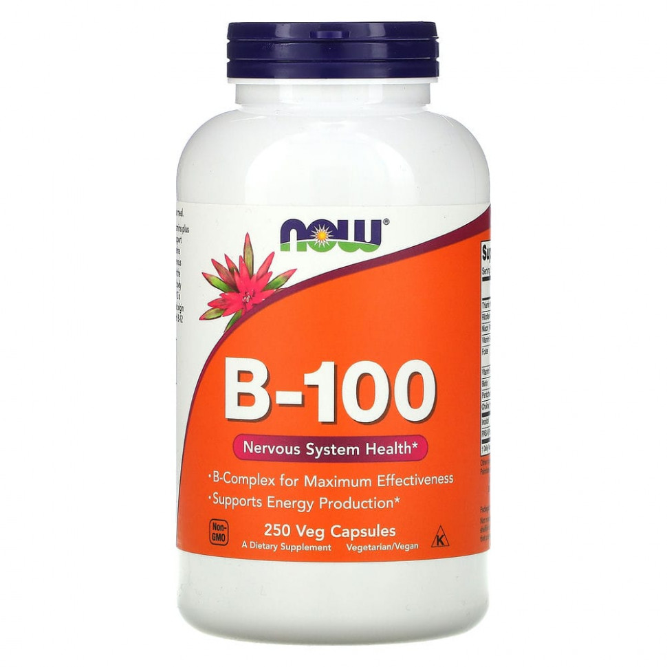 ���� ������ (Iherb) NOW Foods, B-100, 250 ������������ ������, ������ �� 5400 ���