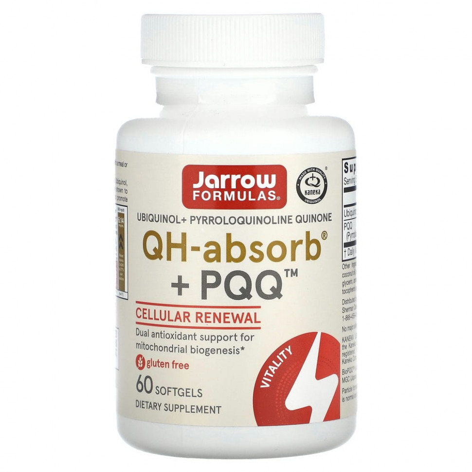   (Iherb) Jarrow Formulas, , QH-Absorb + PPQ, 60      -     , -, 