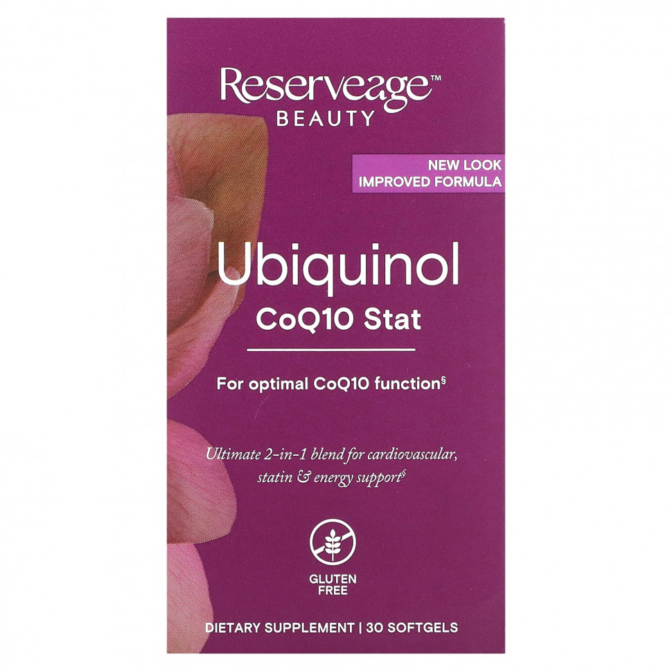   (Iherb) Reserveage Nutrition, , Coq10 stat, 30      -     , -, 