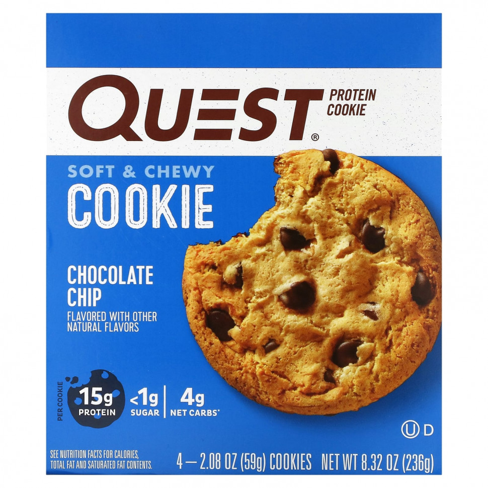 ���� ������ (Iherb) Quest Nutrition, ����������� �������, ���������� ������, 4 ��������, 59 � (2,08 �����), ������ �� 2380 ���