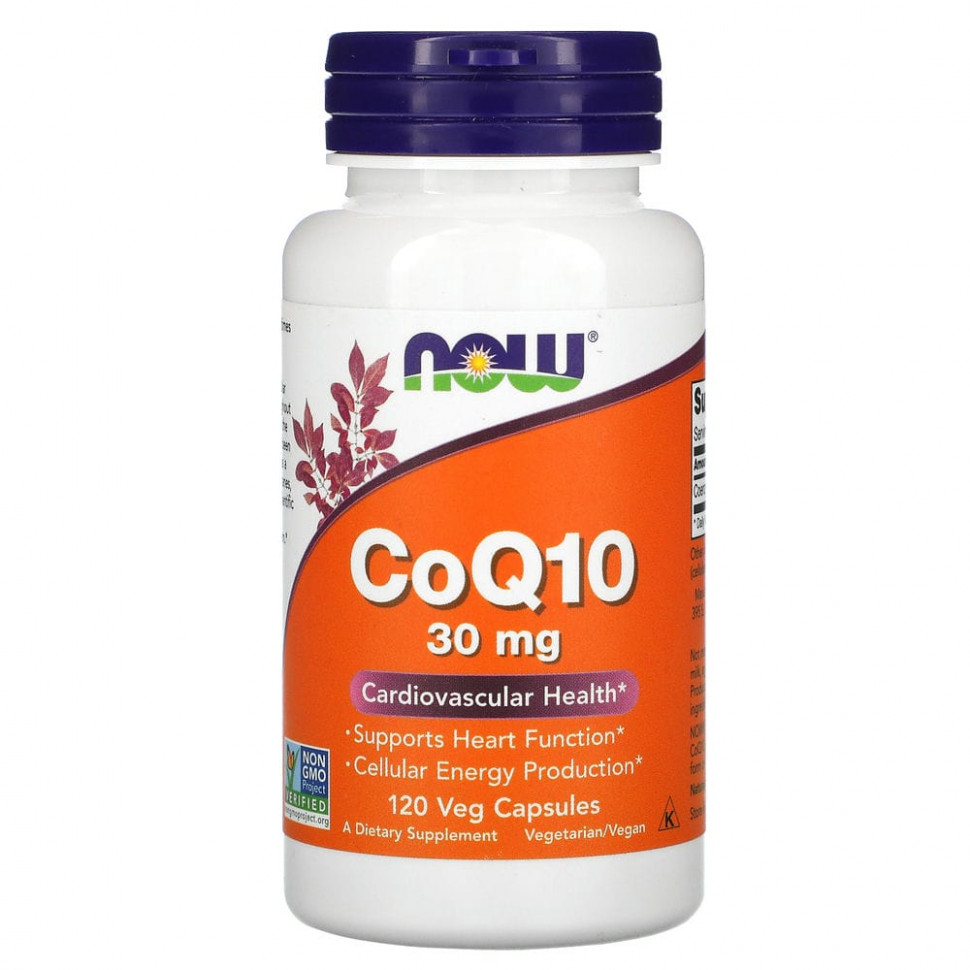 ���� ������ (Iherb) NOW Foods, ������� Q10, 30 ��, 120 ������������ ������, ������ �� 2190 ���
