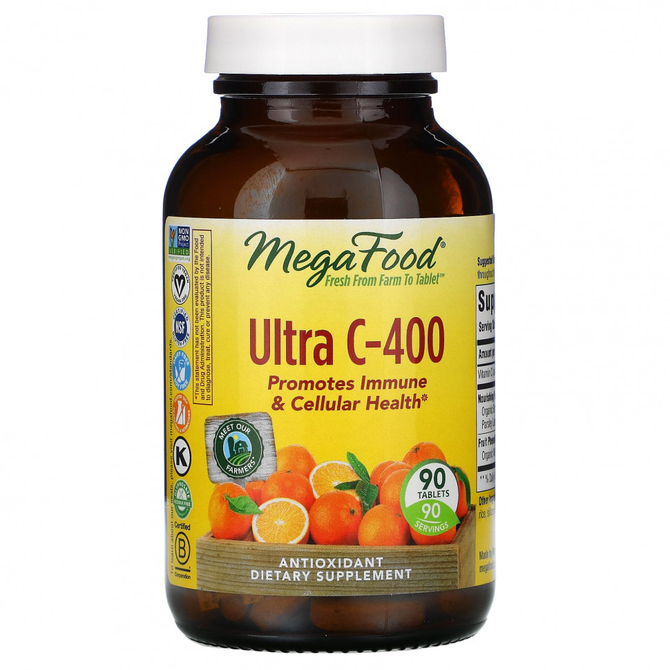 ���� ������ (Iherb) MegaFood, Ultra C-400, 90 ��������, ������ �� 6850 ���
