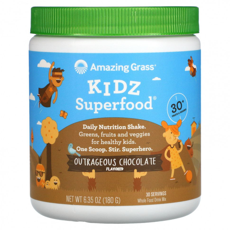   (Iherb) Amazing Grass, Kidz Superfood,    , 180  (6,35 )    -     , -, 