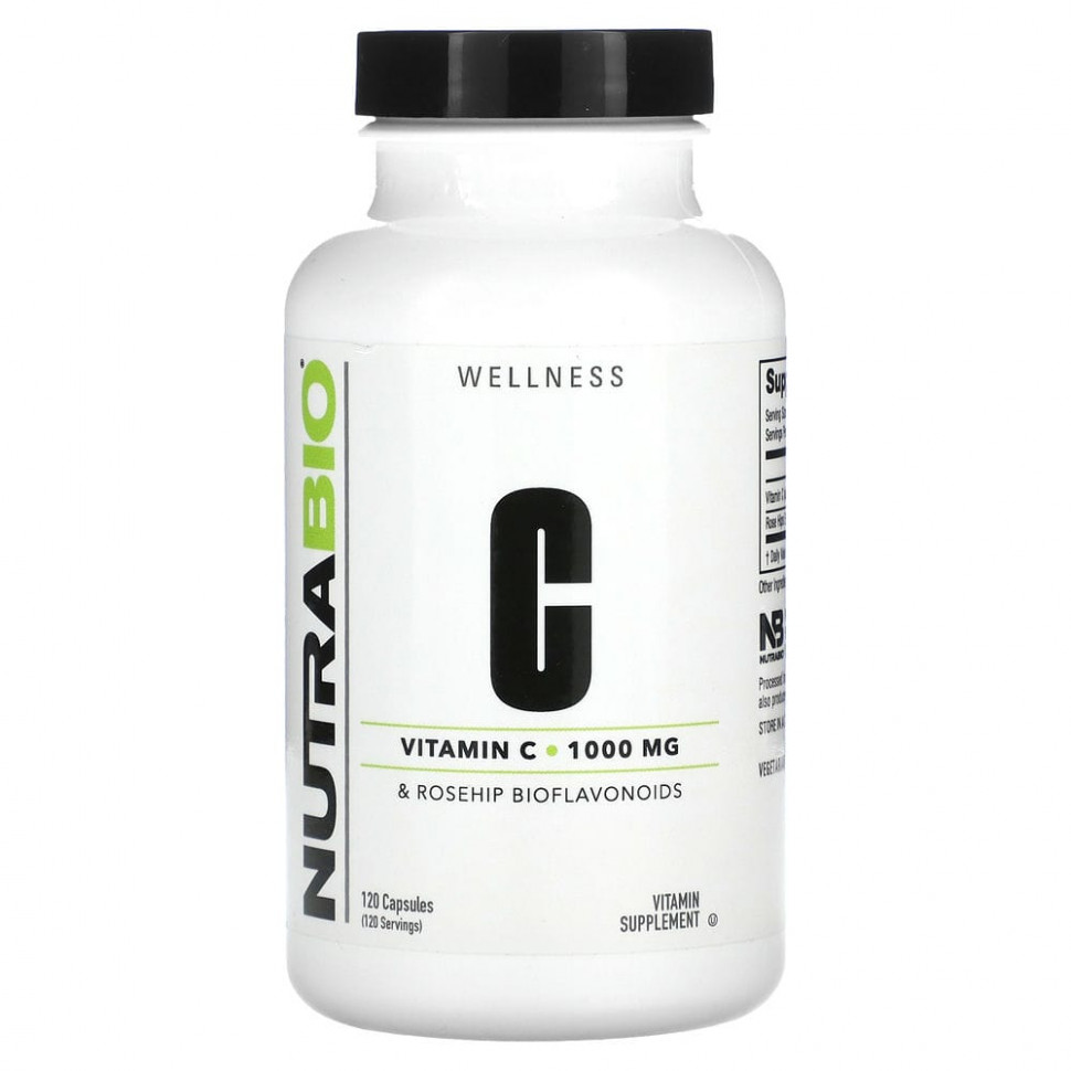 ���� ������ (Iherb) Nutrabio Labs, ������� C, 1000 ��, 120 ������, ������ �� 2760 ���