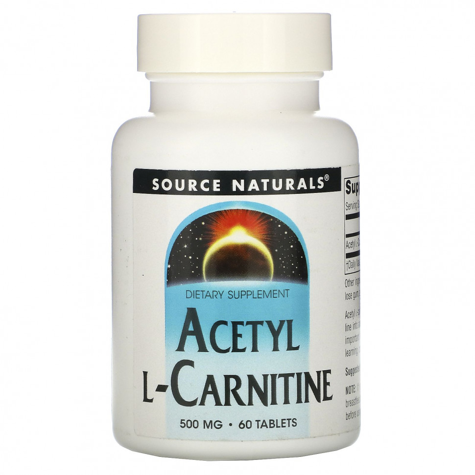   (Iherb) Source Naturals, -L-, 500 , 60     -     , -, 