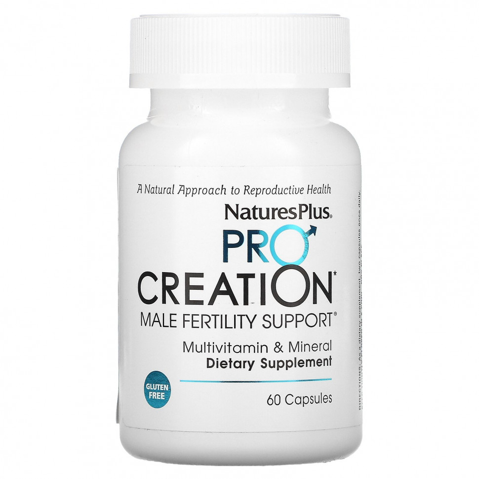 ���� ������ (Iherb) NaturesPlus, ProCreation, Male Fertility Support, 60 Vegetarian Capsules, ������ �� 3450 ���