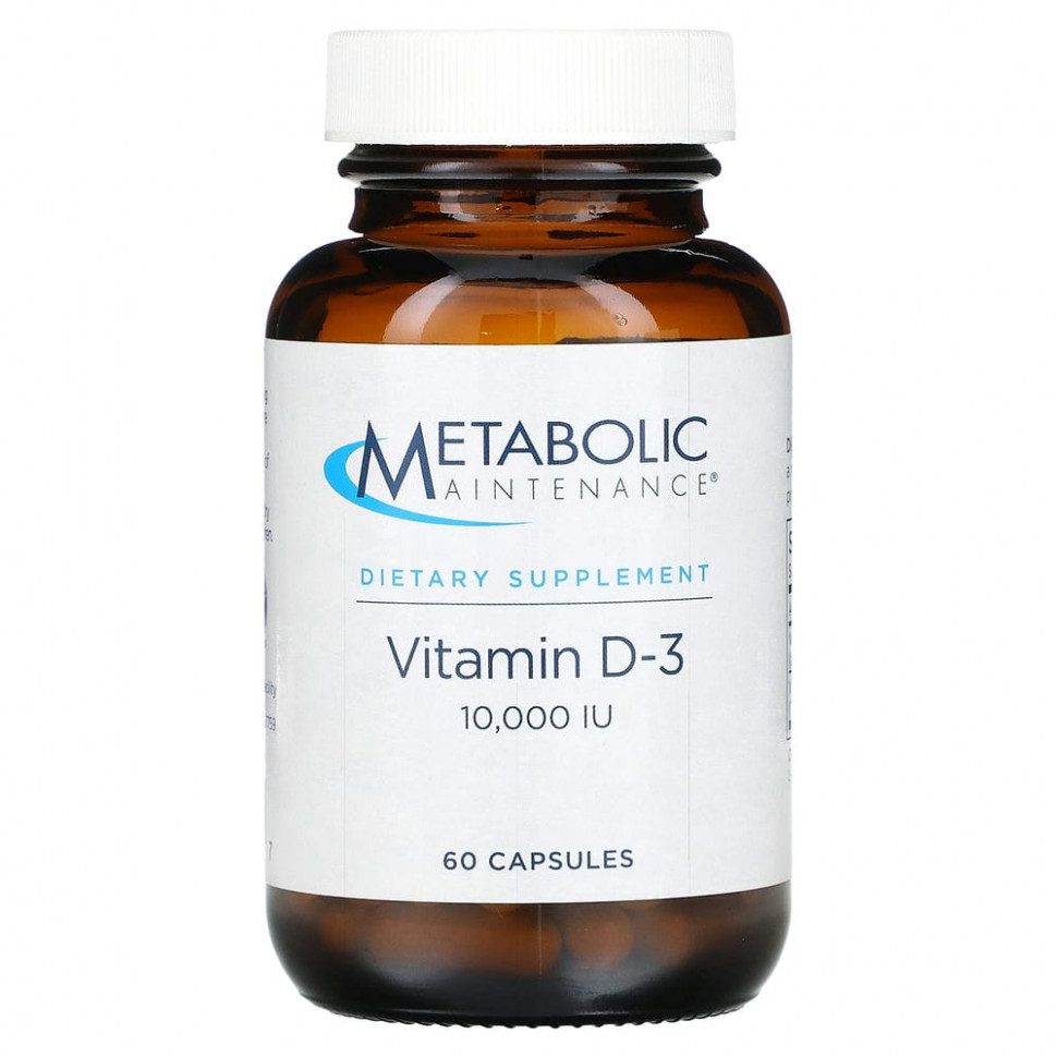 ���� ������ (Iherb) Metabolic Maintenance, Vitamin D-3, 10,000 IU, 60 Capsules, ������ �� 3850 ���