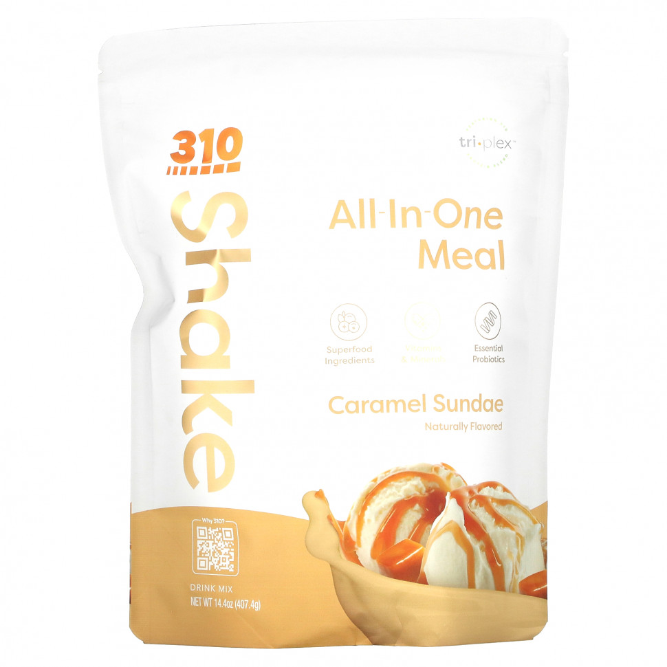 ���� ������ (Iherb) 310 Nutrition, All-In-One Meal Shake, ��������� � ���������, 407,4 � (14,4 �����), ������ �� 10080 ���