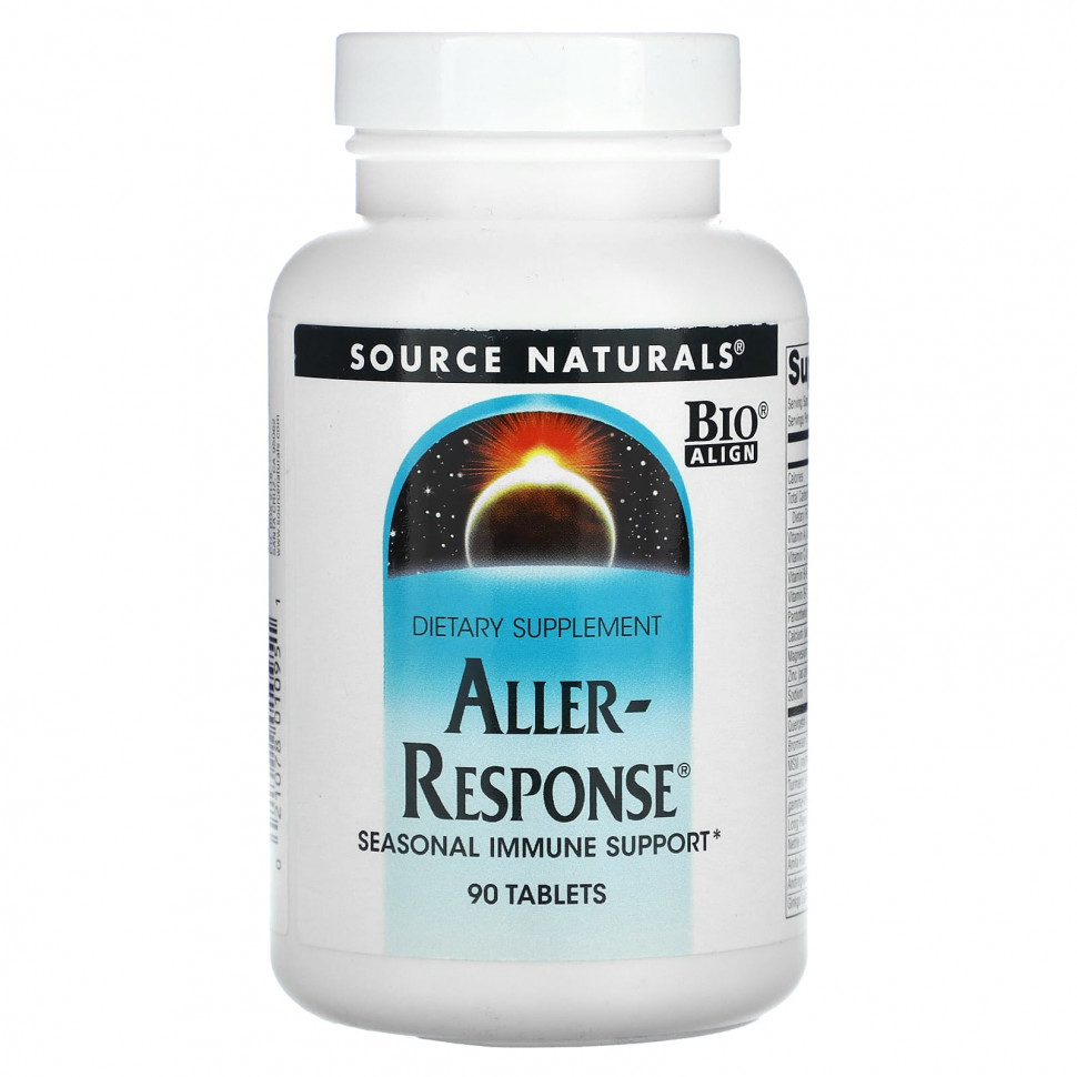   (Iherb) Source Naturals, Aller-Response`` 90     -     , -, 