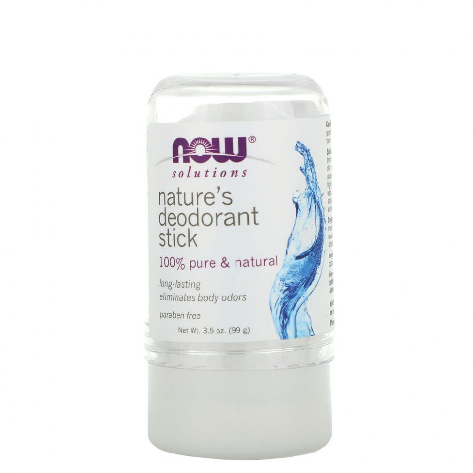 ���� ������ (Iherb) NOW Foods, Nature's Deodorant Stick, ����������-����, 99 � (3,5 �����), ������ �� 1230 ���