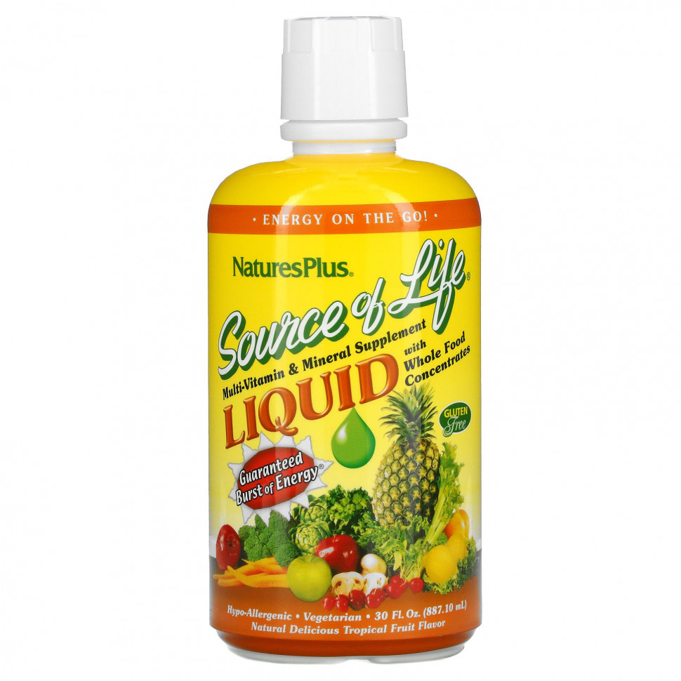   (Iherb) NaturesPlus, Source of Life,         ,    , 887,10  (30 . )    -     , -, 