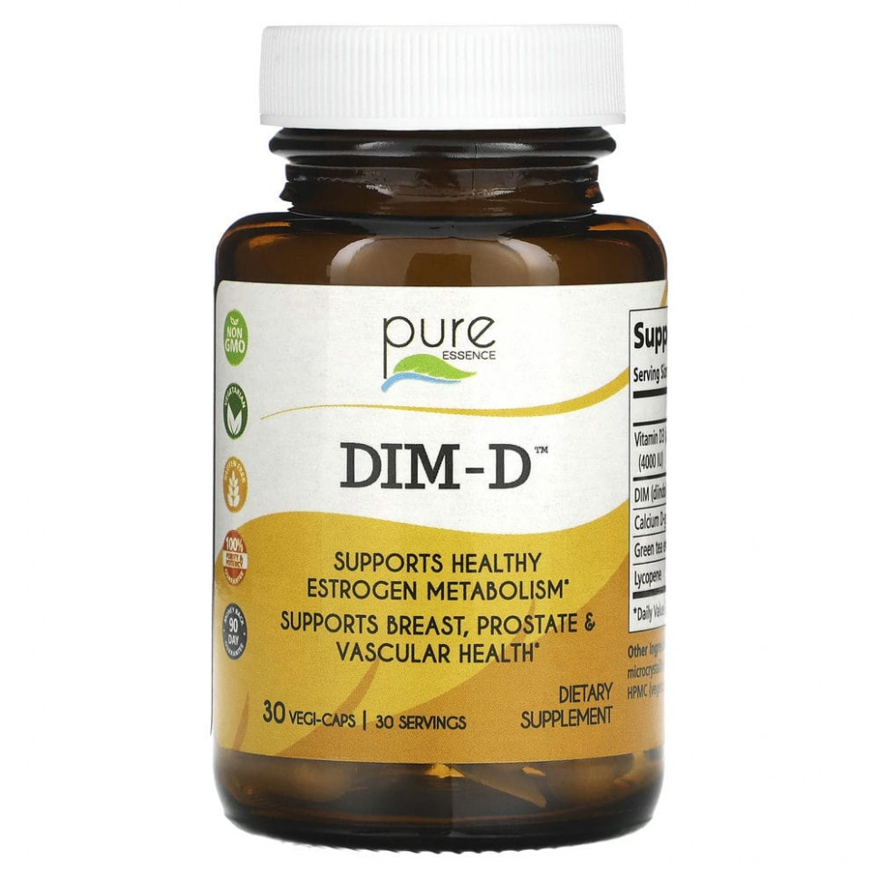   (Iherb) Pure Essence, DIM-D, 30      -     , -, 