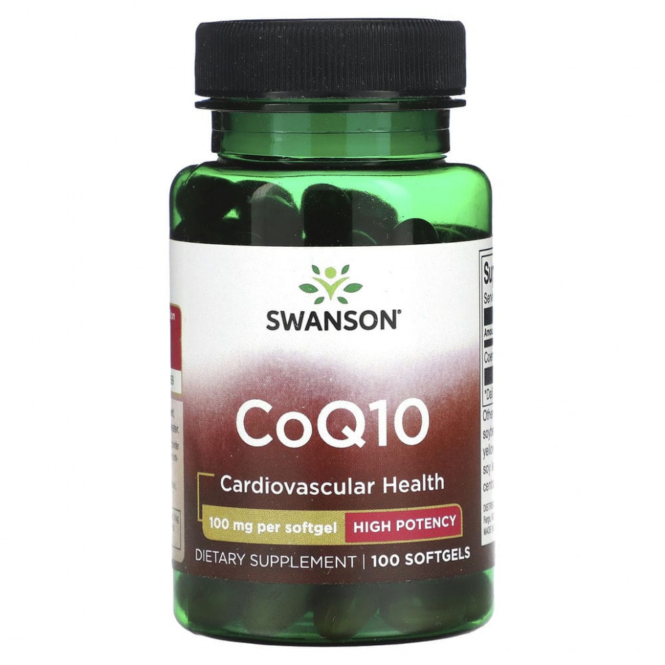   (Iherb) Swanson,  Q10, 100 , 100      -     , -, 