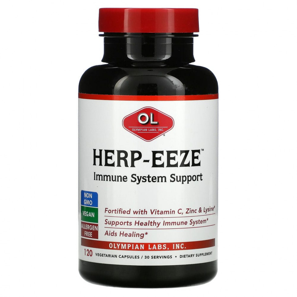   (Iherb) Olympian Labs, Herp-Eeze, 120      -     , -, 