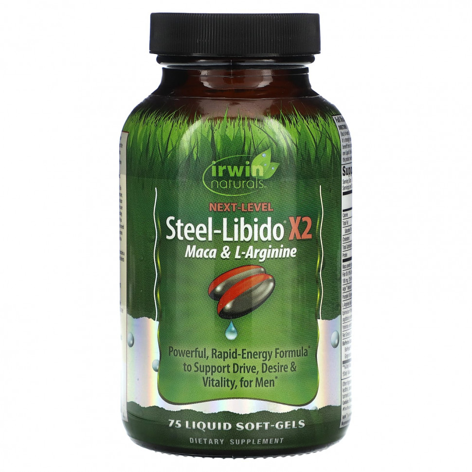 ���� ������ (Iherb) Irwin Naturals, Steel-Libido X2, ���� � L-�������, 75 ����������� ������, ������ �� 5990 ���