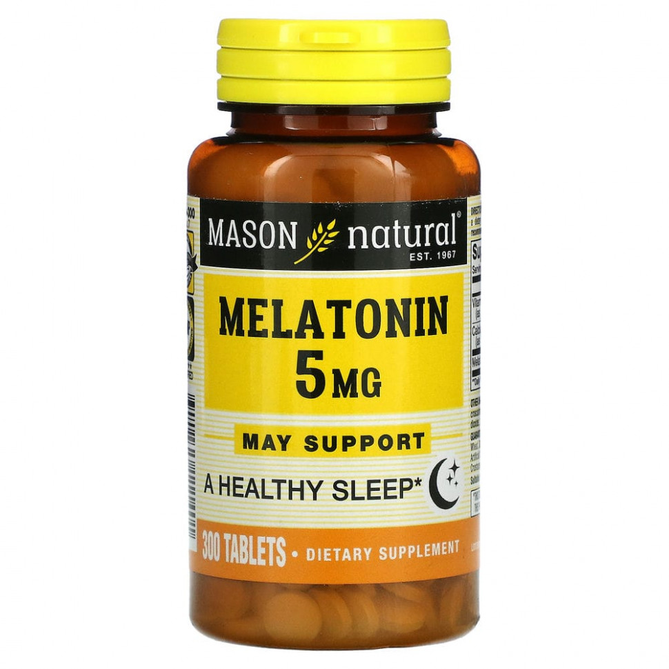 ���� ������ (Iherb) Mason Natural, ���������, 5 ��, 300 ��������, ������ �� 4760 ���