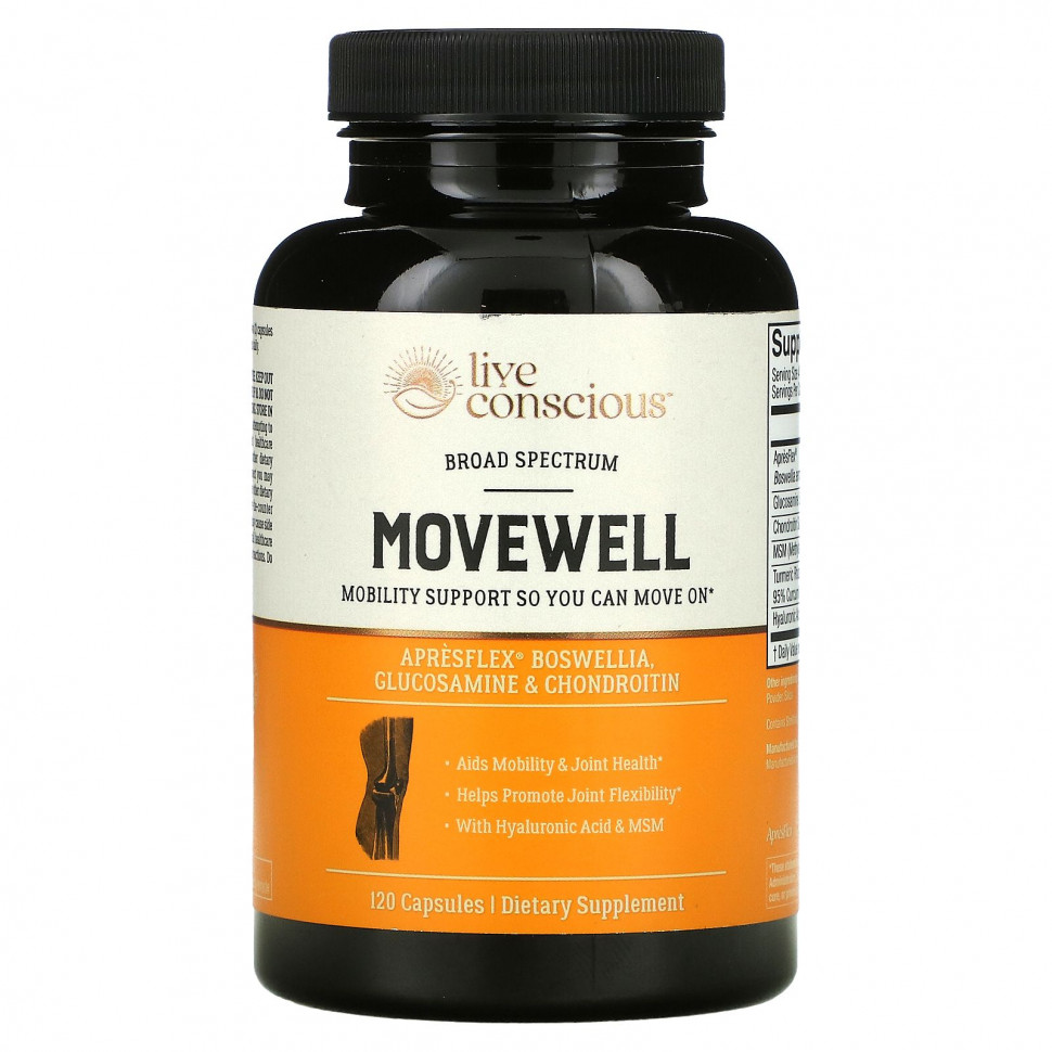 ���� ������ (Iherb) Live Conscious, MoveWell, 120 ������, ������ �� 5810 ���