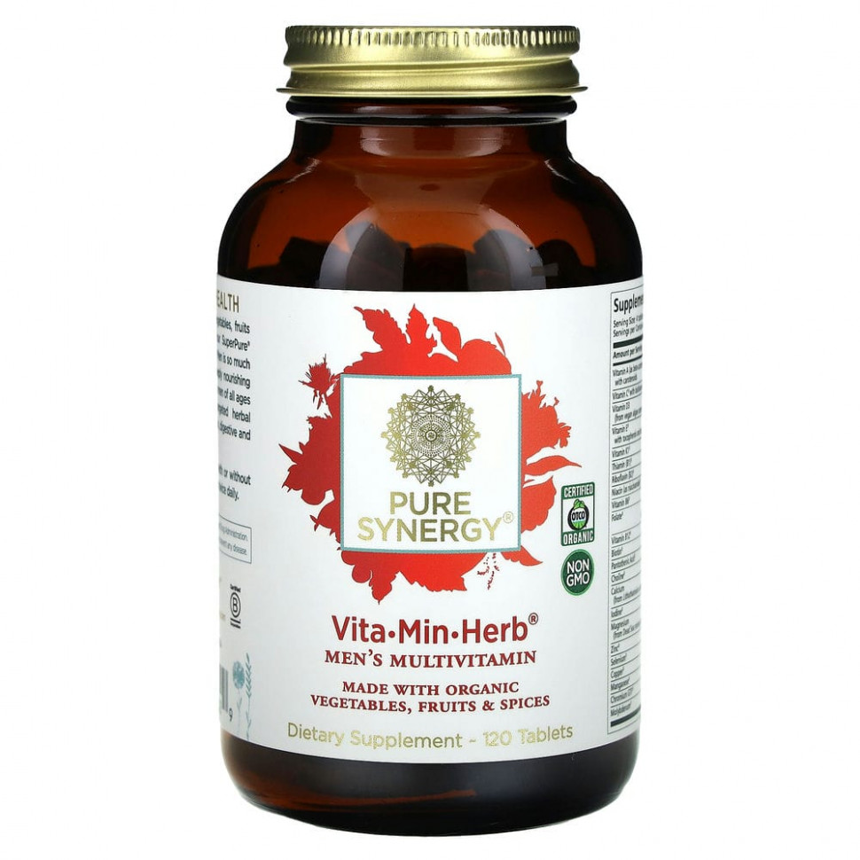 ���� ������ (Iherb) Pure Synergy, Vita�Min�Herb, �������������� ��� ������, 120 ��������, ������ �� 11860 ���