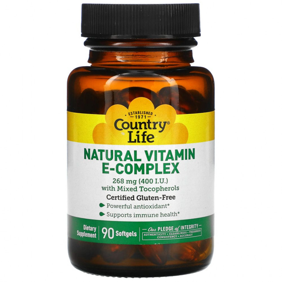   (Iherb) Country Life,     E   , 268  (400 ), 90     -     , -, 