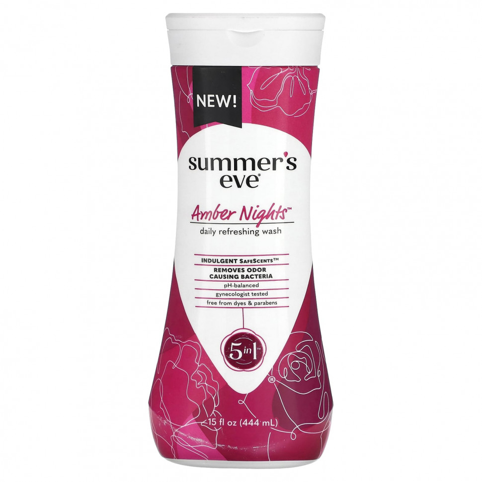 ���� ������ (Iherb) Summer's Eve, ���������� ���������� �������� 5 � 1, Amber Nights, 444 �� (15 ����. �����), ������ �� 1850 ���