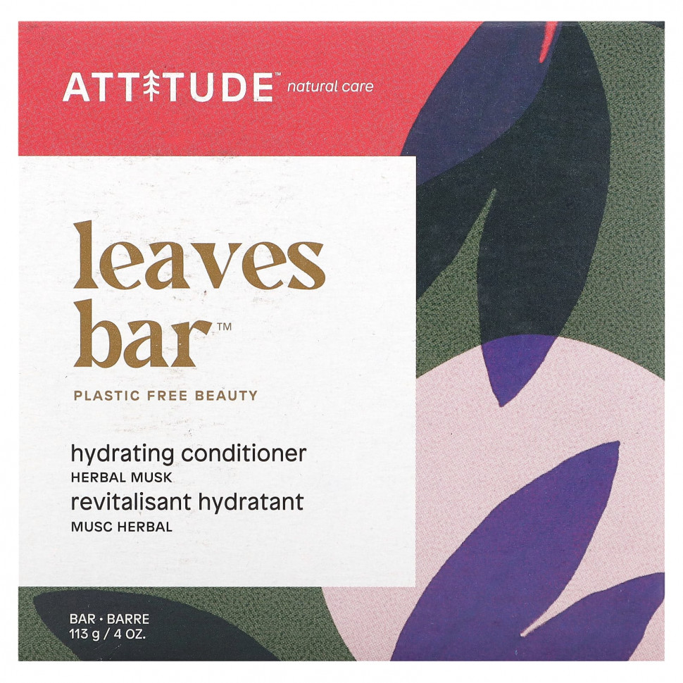   (Iherb) ATTITUDE, Leaves Bar,  -,  , 113  (4 )    -     , -, 