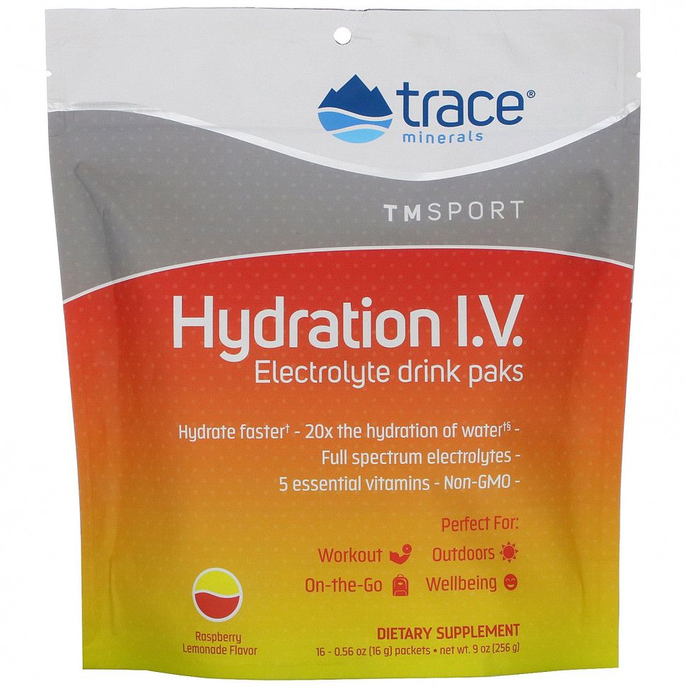   (Iherb) Trace Minerals , Hydration IV,     , - , 16   0,56  (16 )     -     , -, 